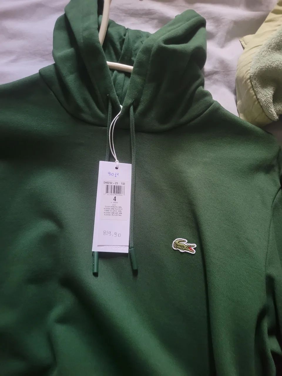 Moletom lacoste original cor verde  - Foto 2
