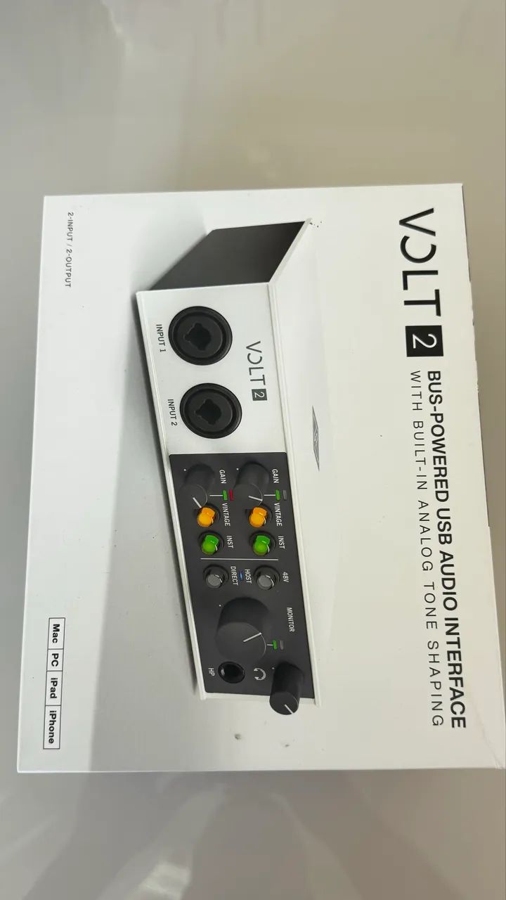 UNIVERSAL AUDIO VOLT 2 - SEMINOVA - Foto 3