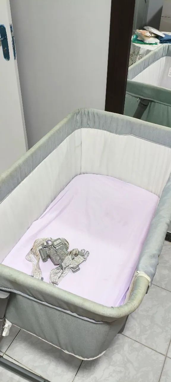 Berço portátil Moisés - Cosco Pluggy - Foto 5