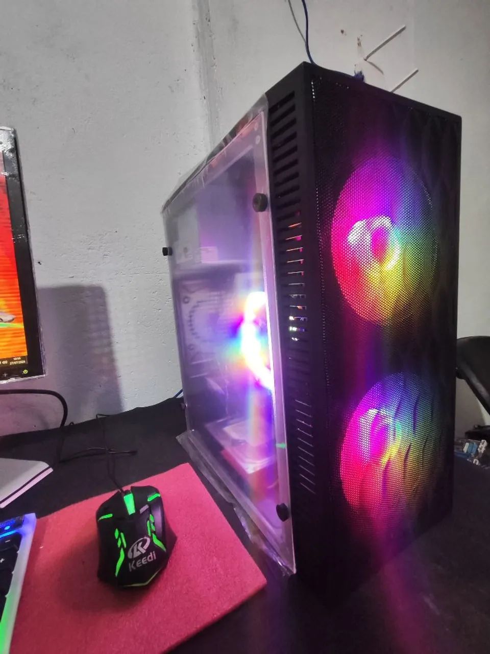 PC Gamer Completo i3 Barato com placa de video e RGB - Foto 5