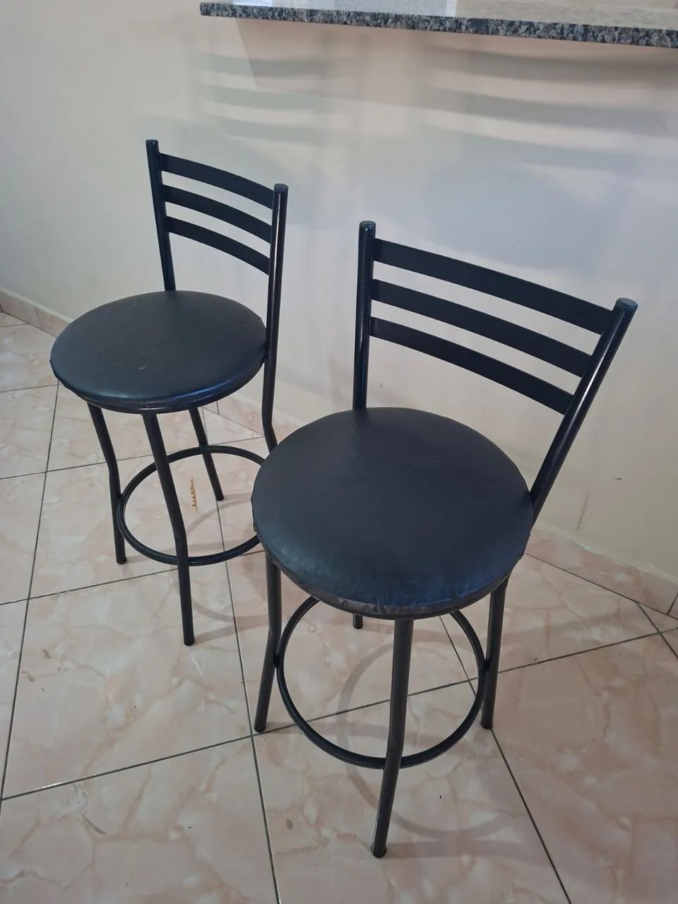 Banqueta preta alta  - Foto 3
