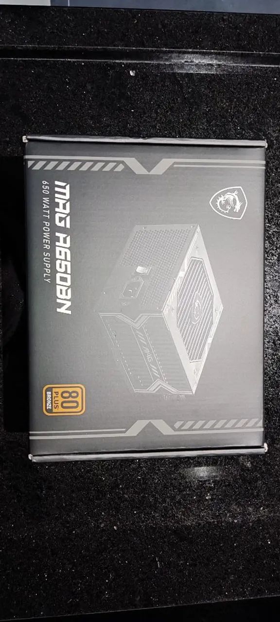 Fonte MSI Mag 650w 80 plus bronze