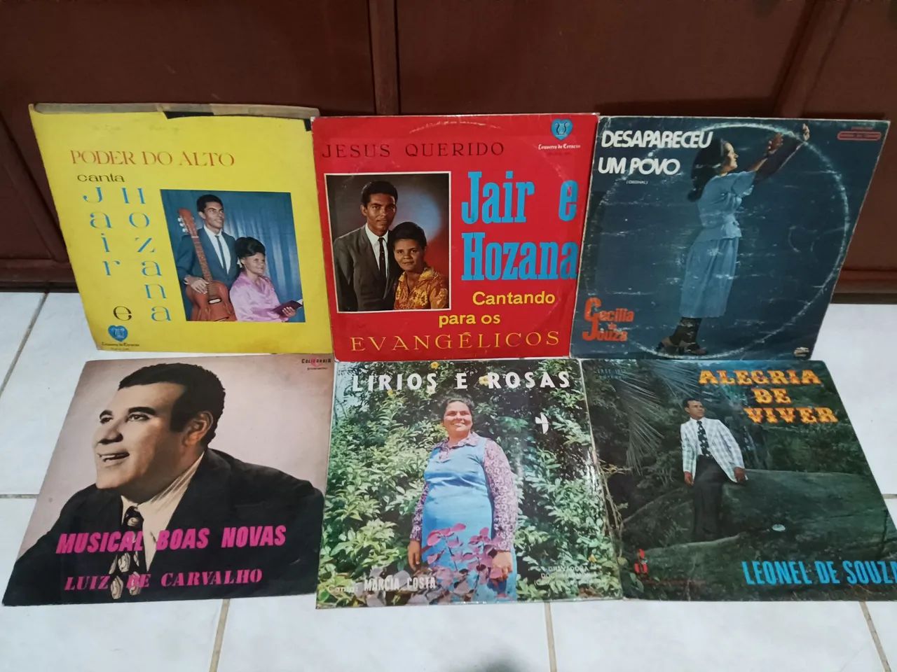 Lote LPs evangélicos variados (01)