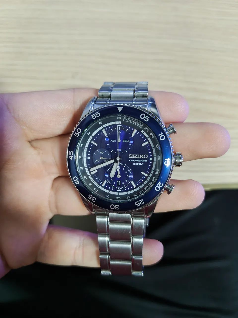 Relógio Seiko chronograph 100m ORIGINAL