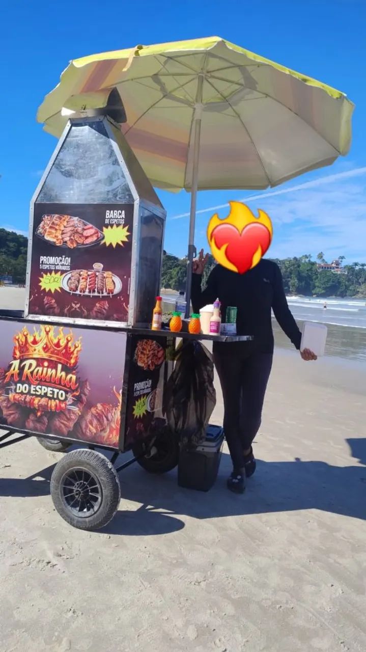 Carrinho de churrasco 