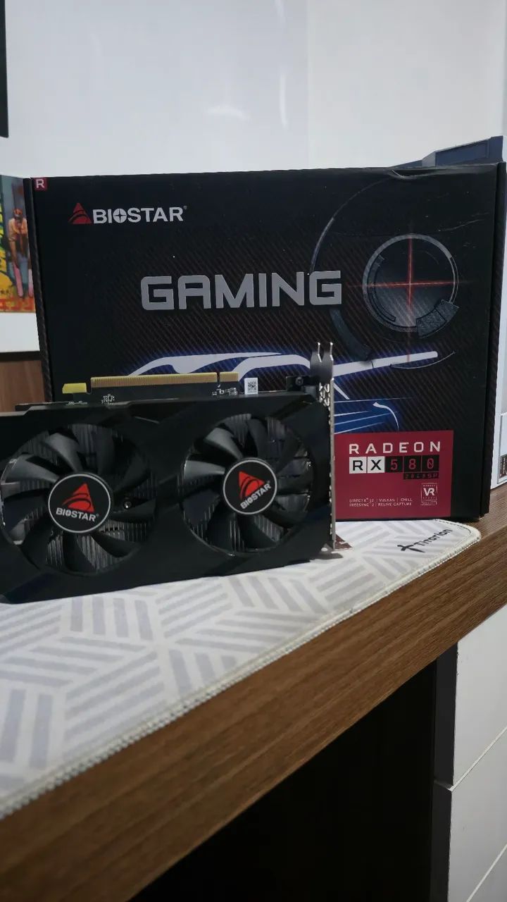 Placa de vídeo RX 580 8GB