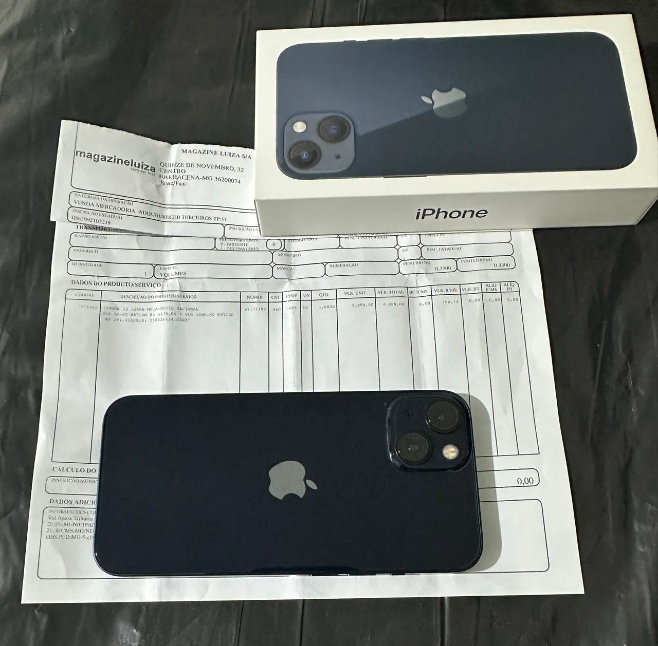 iPhone 13 preto 128GB