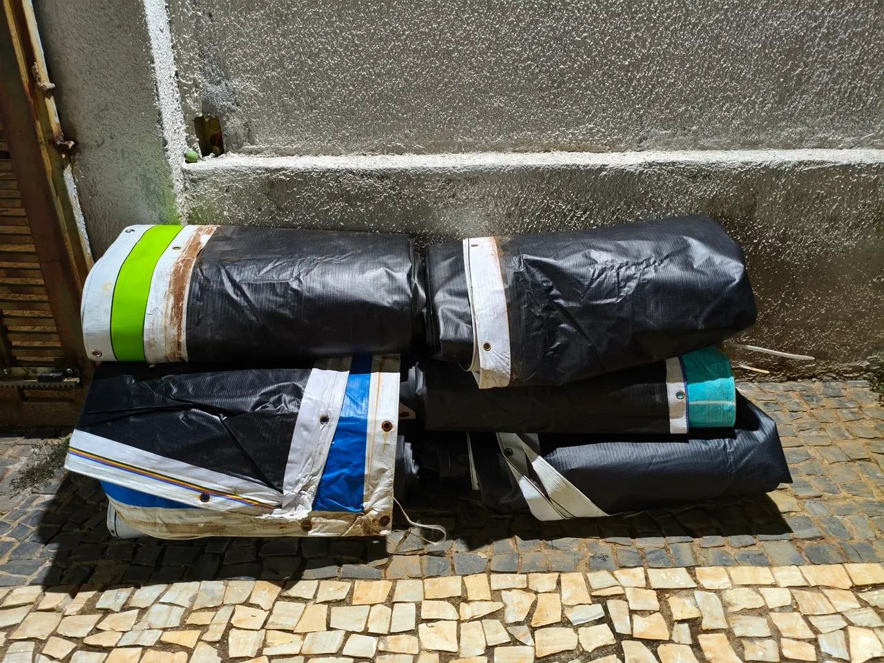 Lona outdoor usada impermeável 