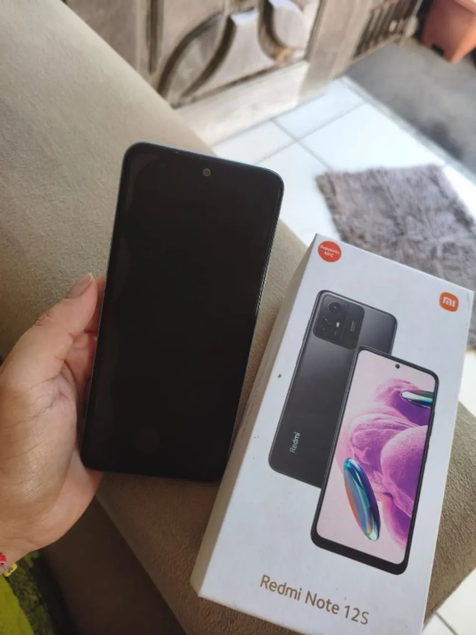 Vende se celular xiaomi note 12 s 256G cor azul  - Foto 2