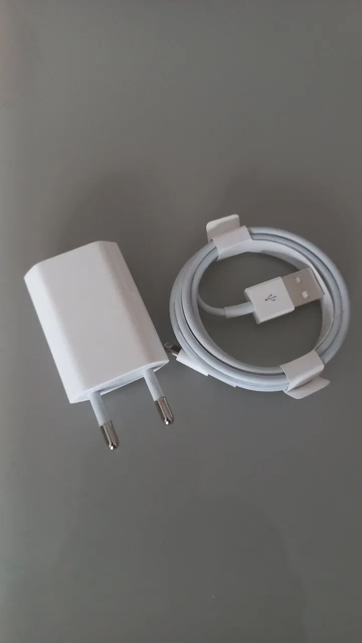 Kit Original Apple - Carregador 20W + Cabo + EarPods Lightning - Foto 3