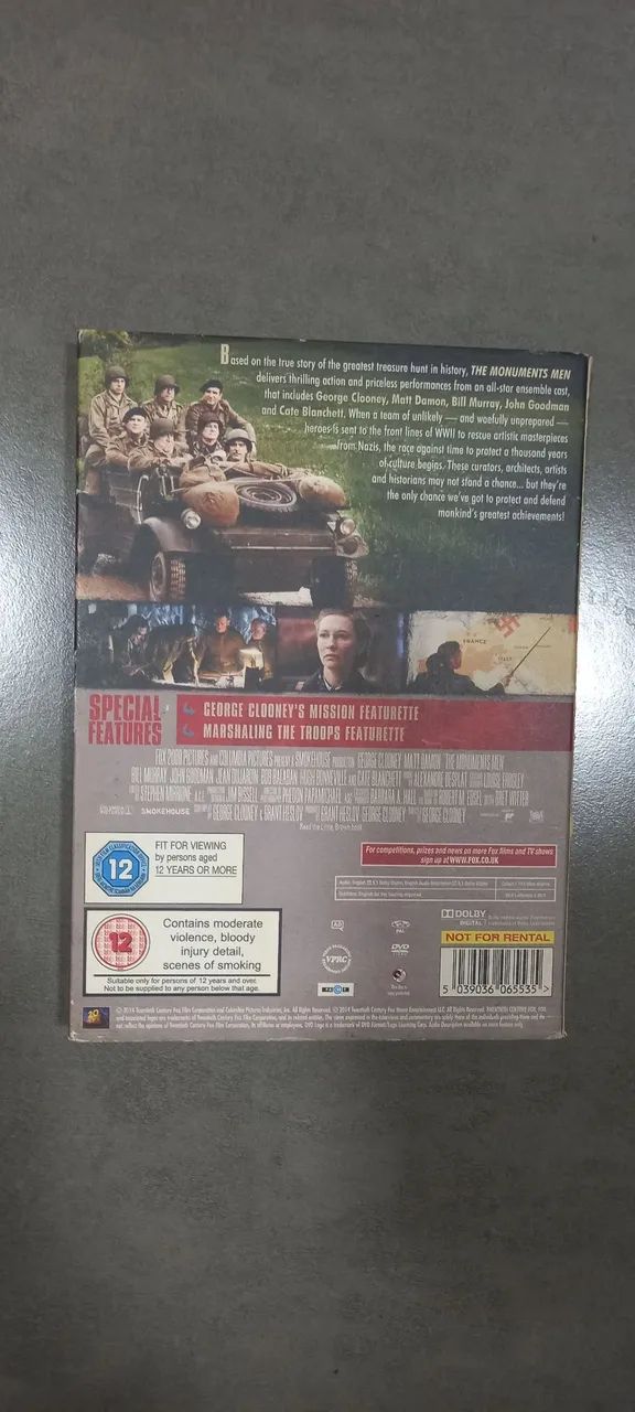 The monuments men DVD em inglês  - Foto 2