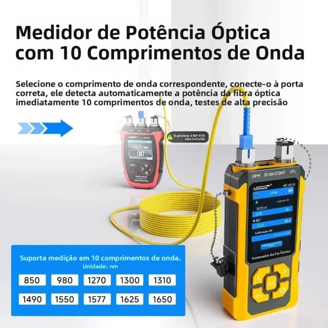 Testador E Localizador de Cabo Noyafa NF-8518 - Foto 5
