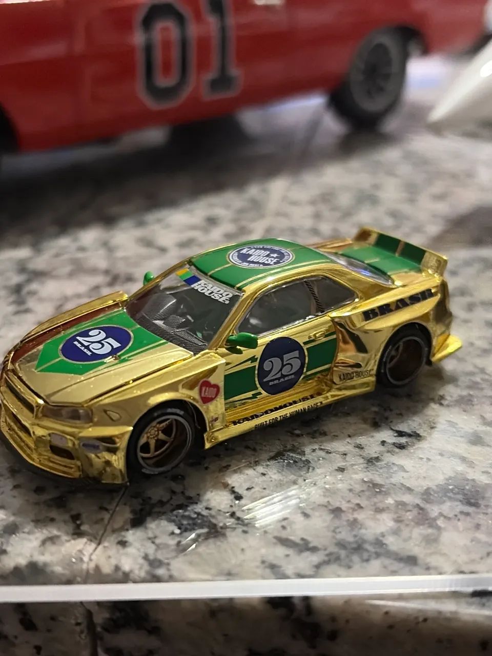 KAIDO HOUSE LTDEDN Salão Diecast 6 Nissan Gt-r R34 - Autografada
