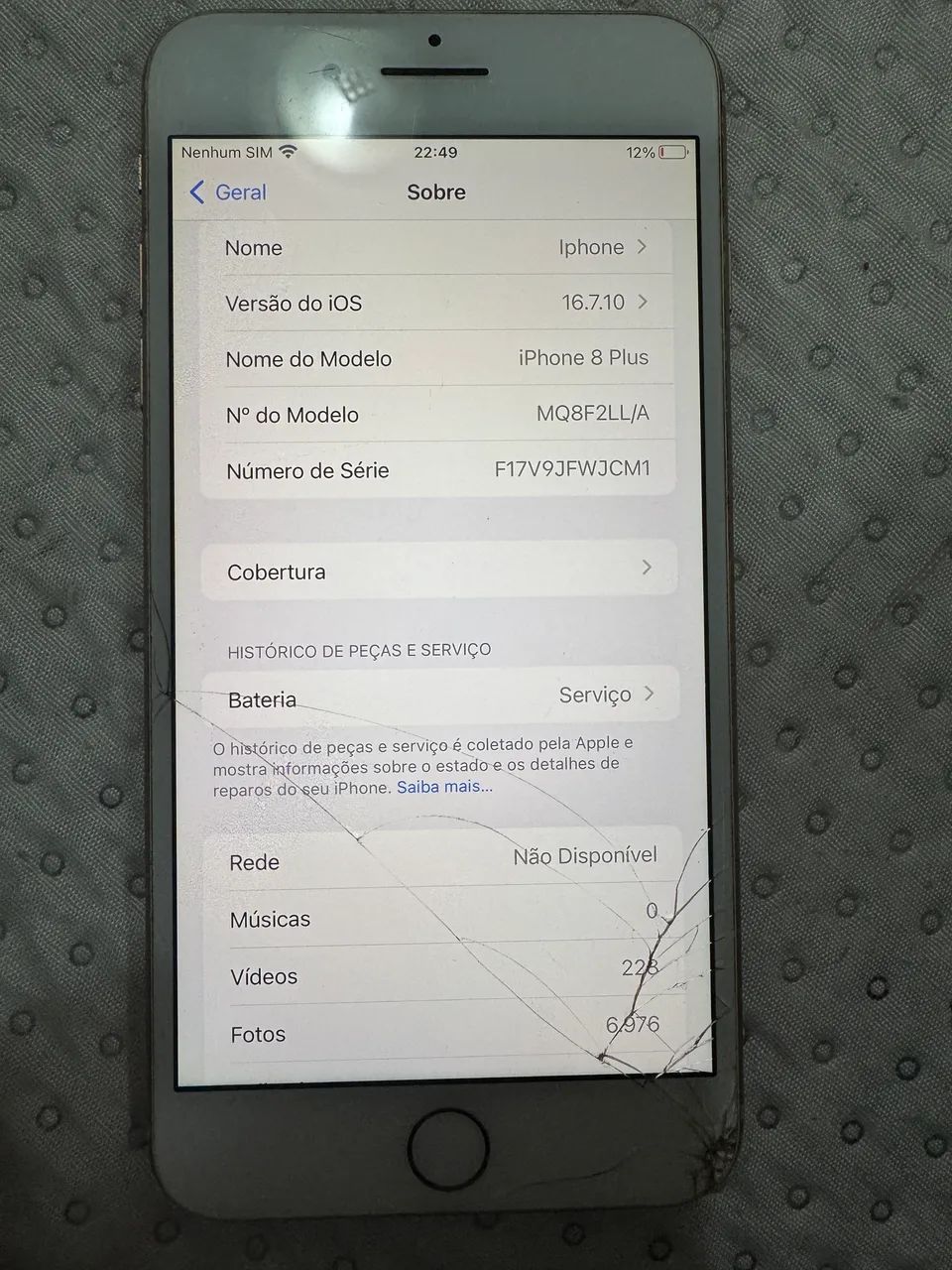 Iphone 8 Plus 64gb Rosê - Foto 2