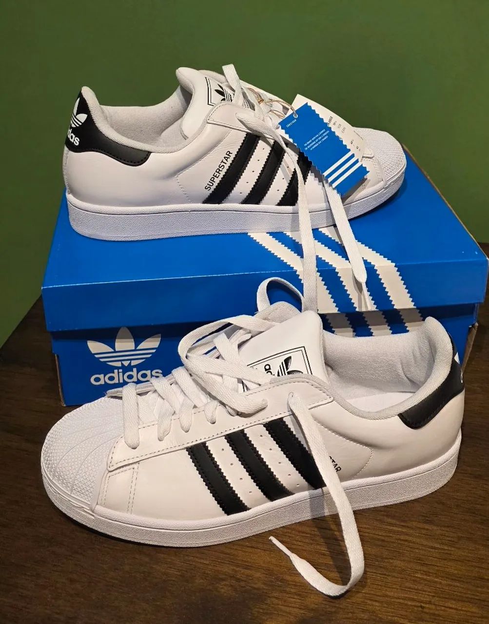Tenis adidas superstar II branco tamanho 43, novo, na caixa, sem uso, original. - Foto 2