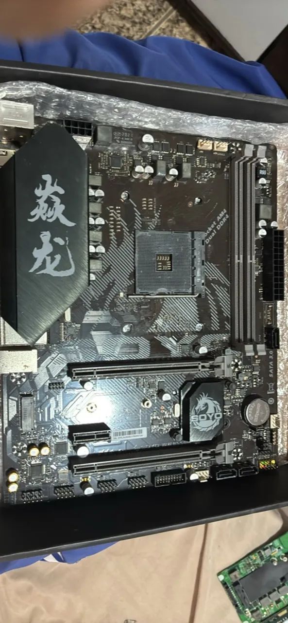 Kit Ryzen 3 3200g + placa mãe B550m - Foto 2