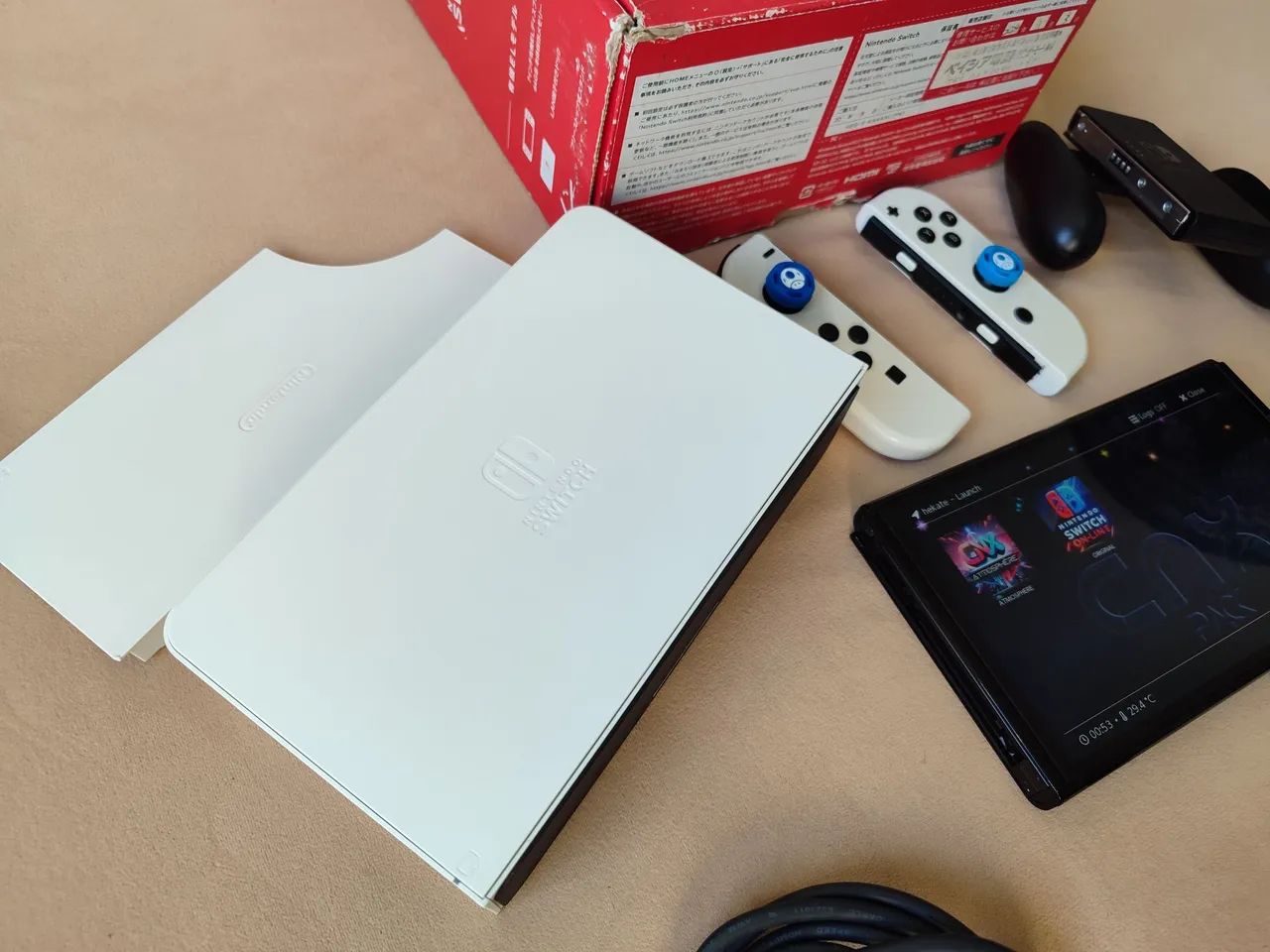 Nintendo switch OLED destravado 128 gigas  - Foto 5