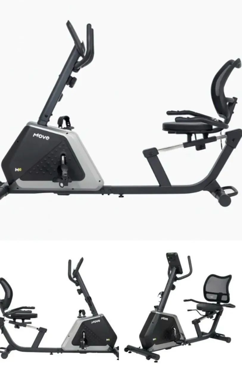 Bicicleta Ergométrica Horizontal Bluetooth H4 Move - Foto 4