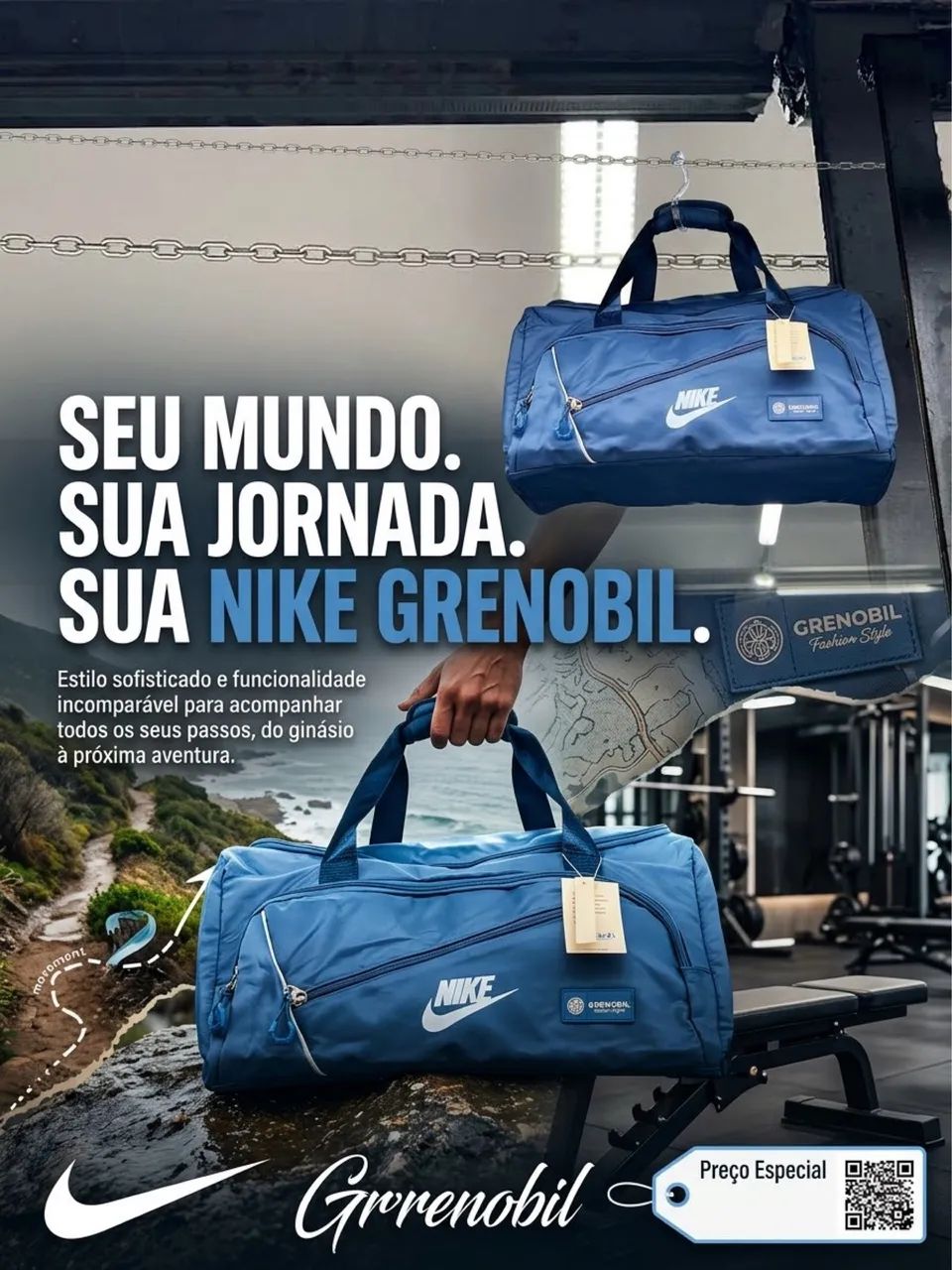 Mochila academia 