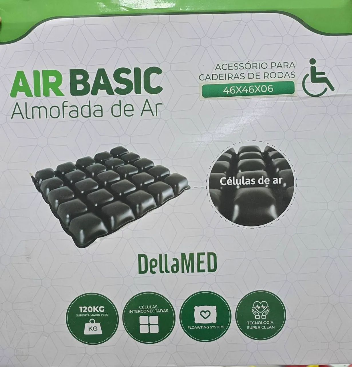 Almofada AIR BASIC Dellamed de 46cm antiescaras - Foto 2