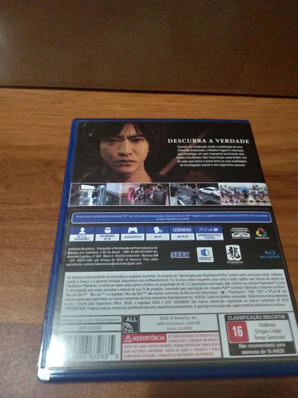 Lost Judgment (Ps4) Excelente condição - Foto 2