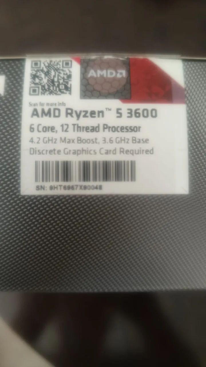 processador cpu amd ryzen 5 3600 32mb l3 cache - Foto 4