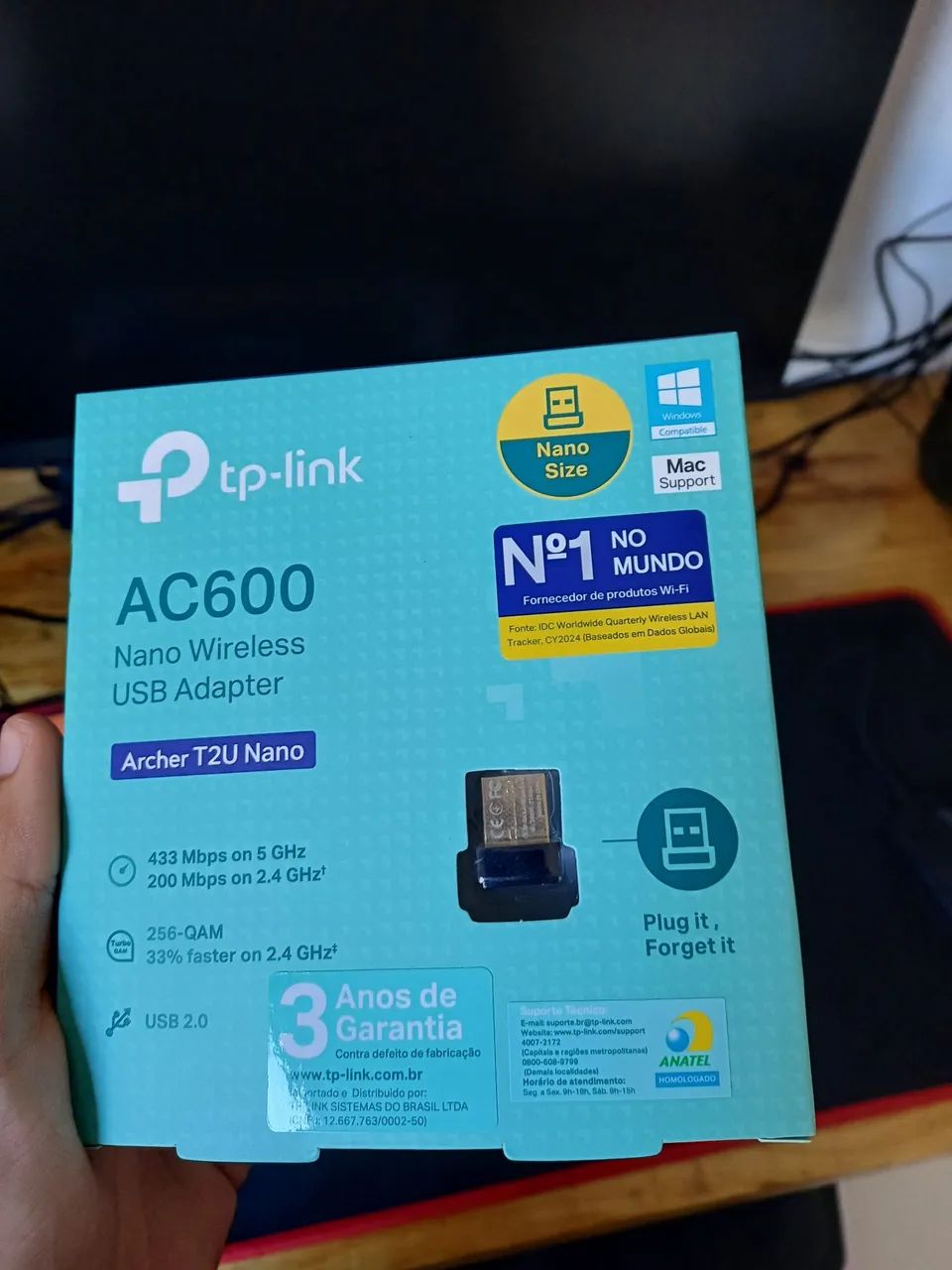 Adaptador wifi t2u Archer nano dual band pouco uso - Foto 4