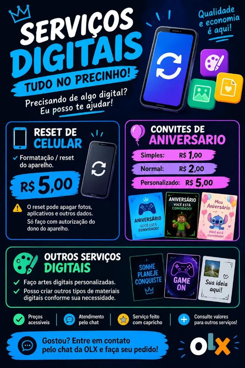Faço tudo isso no precinho chams no chat !!