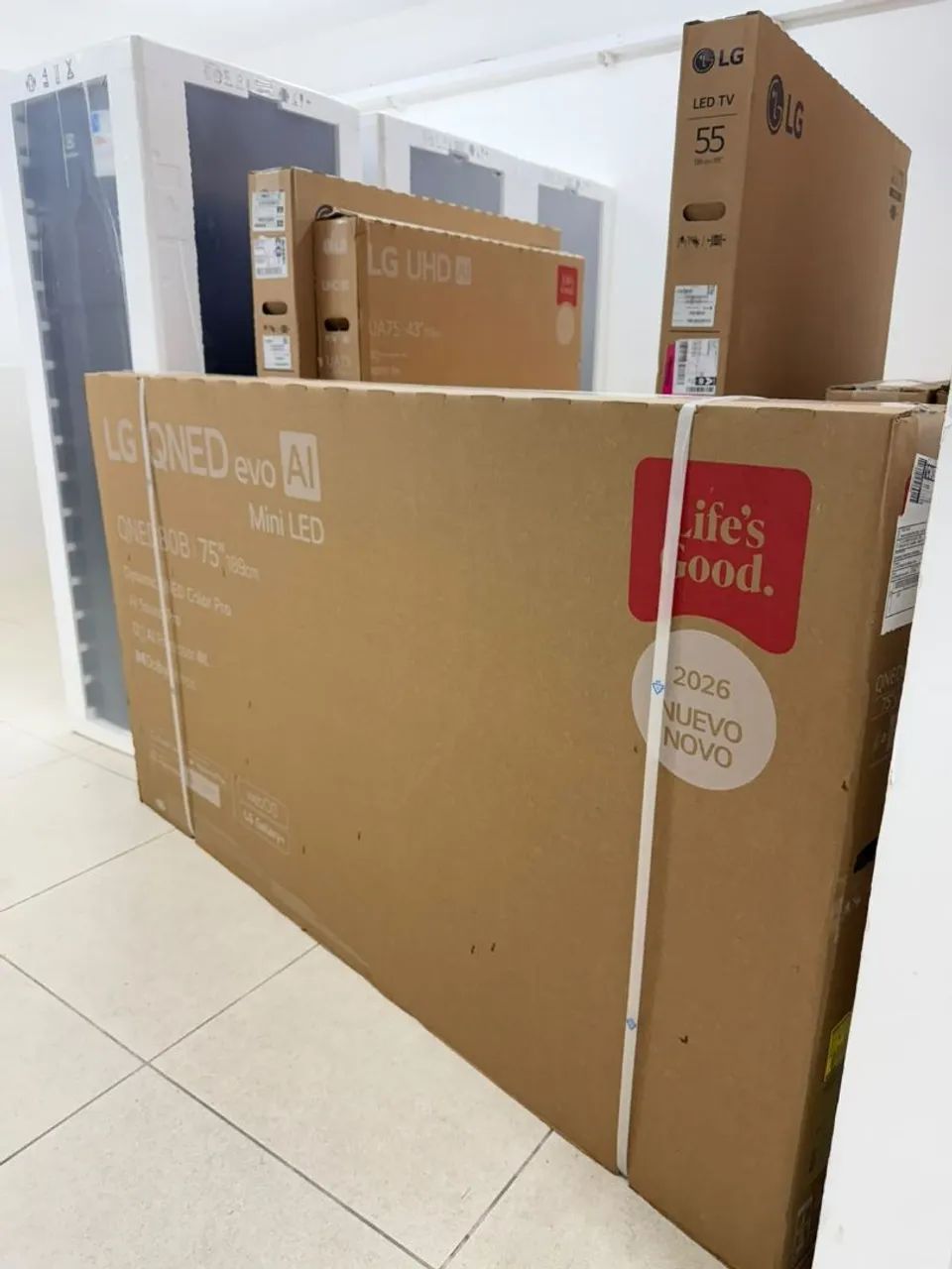Smart TV 75" polegadas LG 4K Ultra HD QNED Mini LED 2026 nova<br> - Foto 5