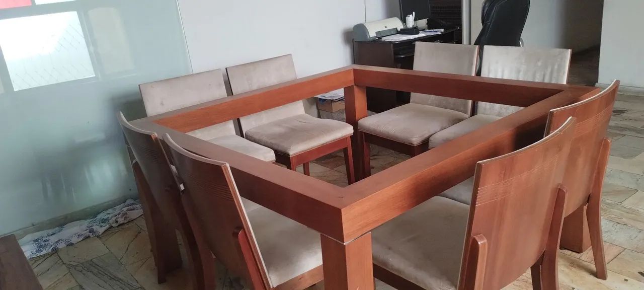 Mesa com 8 cadeiras  - Foto 2