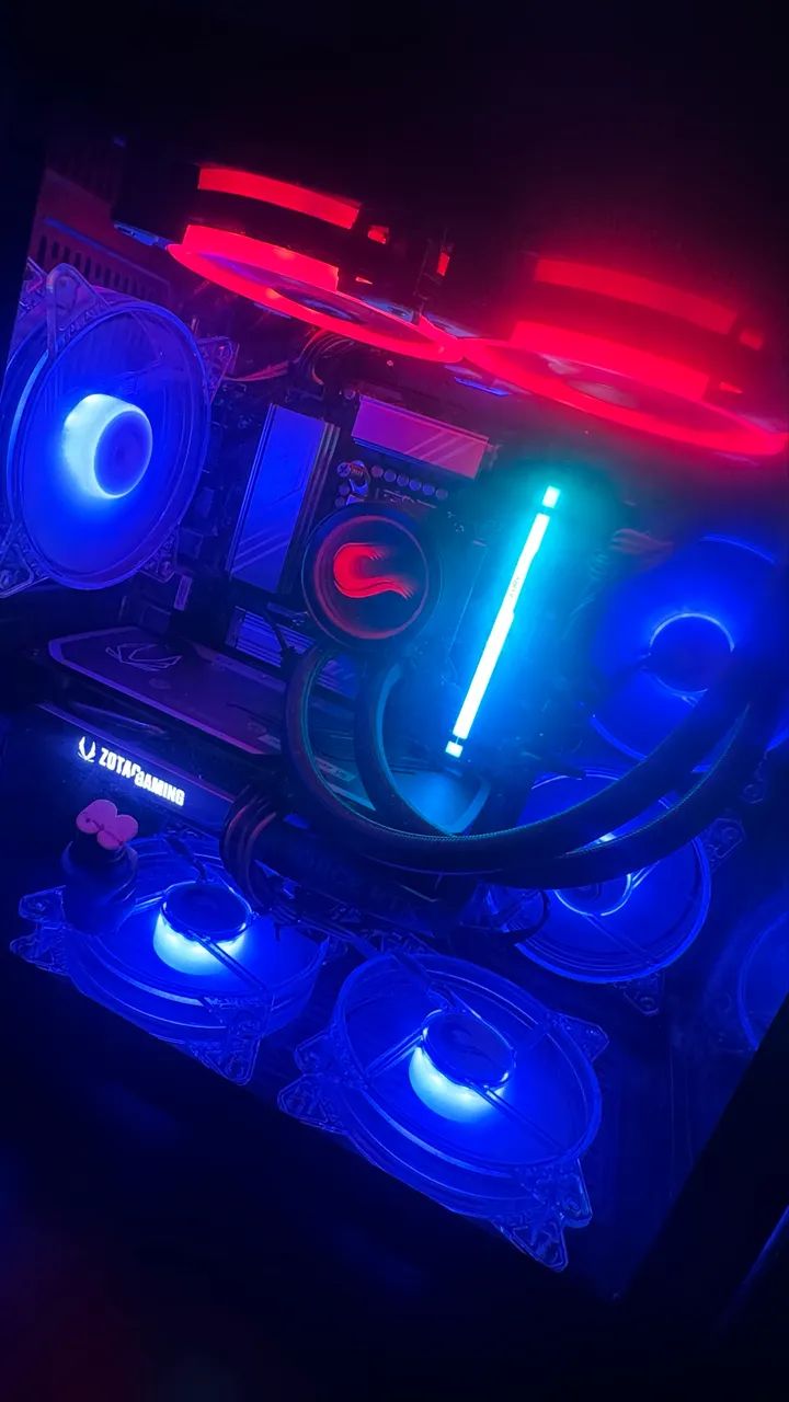 Kit 5 Fans argb rise mode crystal 