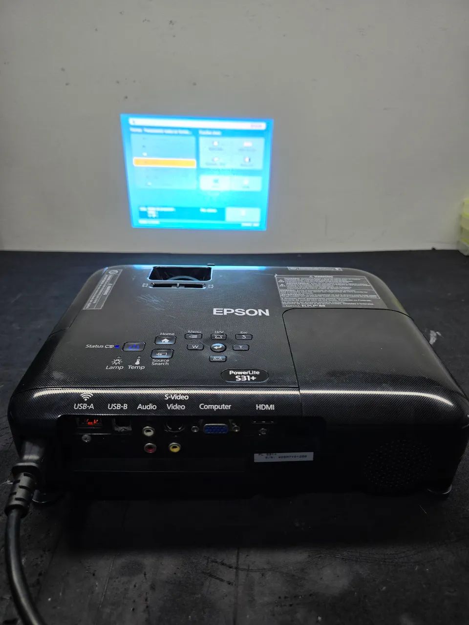 Projetor Epson PowerLite S31+ - Foto 4