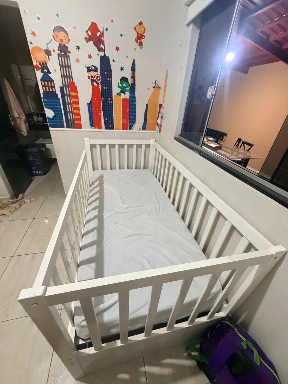 Vendo berço duplo tamanho cama de solteiro - Foto 2