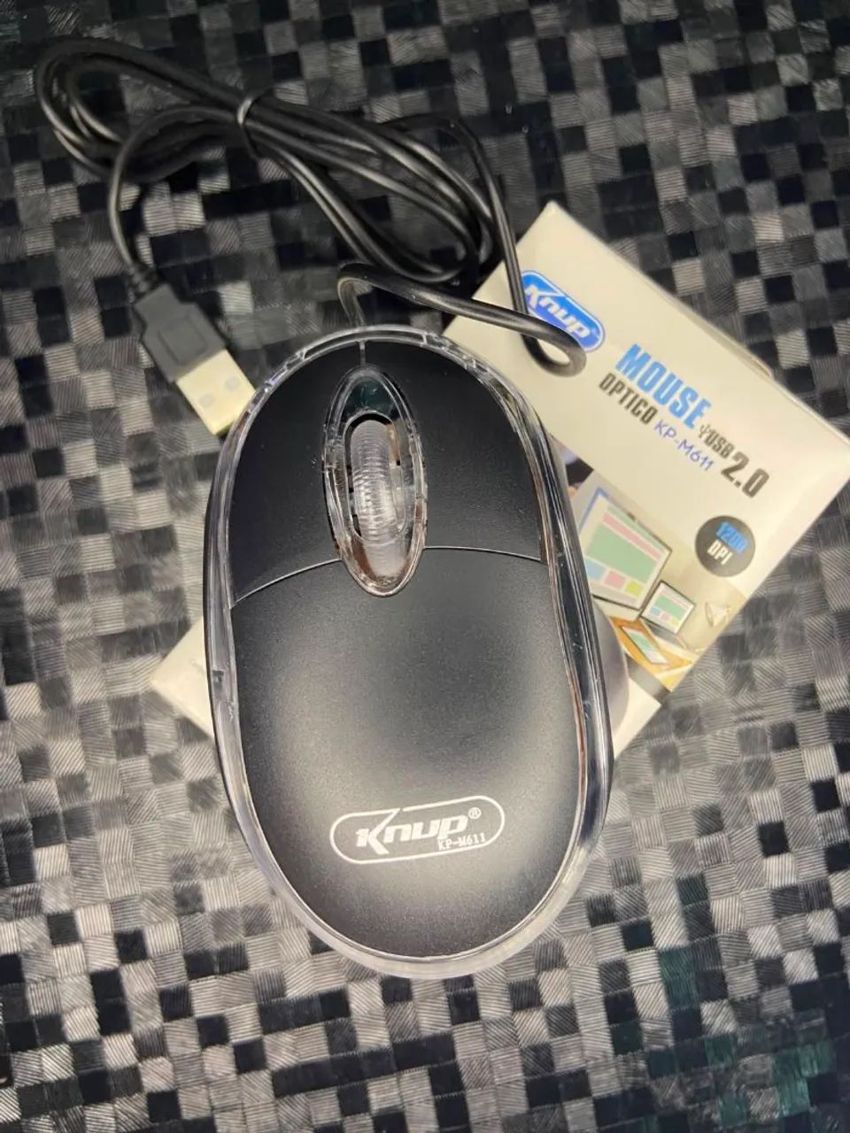 MOUSE ÓPTICO COM FIO USB 2.0 - KP-M611 KNUP  - Foto 2