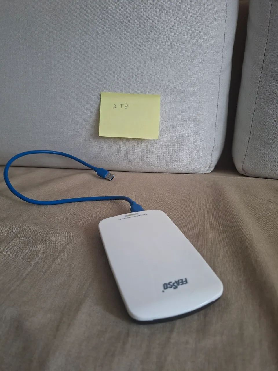 HD Externo 2TB com case e usb