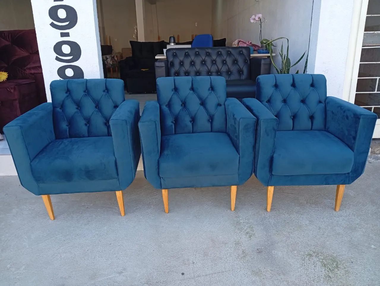 Poltronas direito da fábrica 