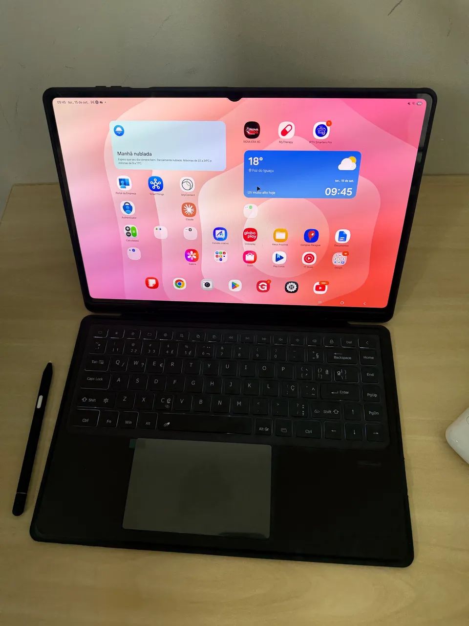 Tablet Samsung S11 ultra caneta e capa teclado BR - Foto 2
