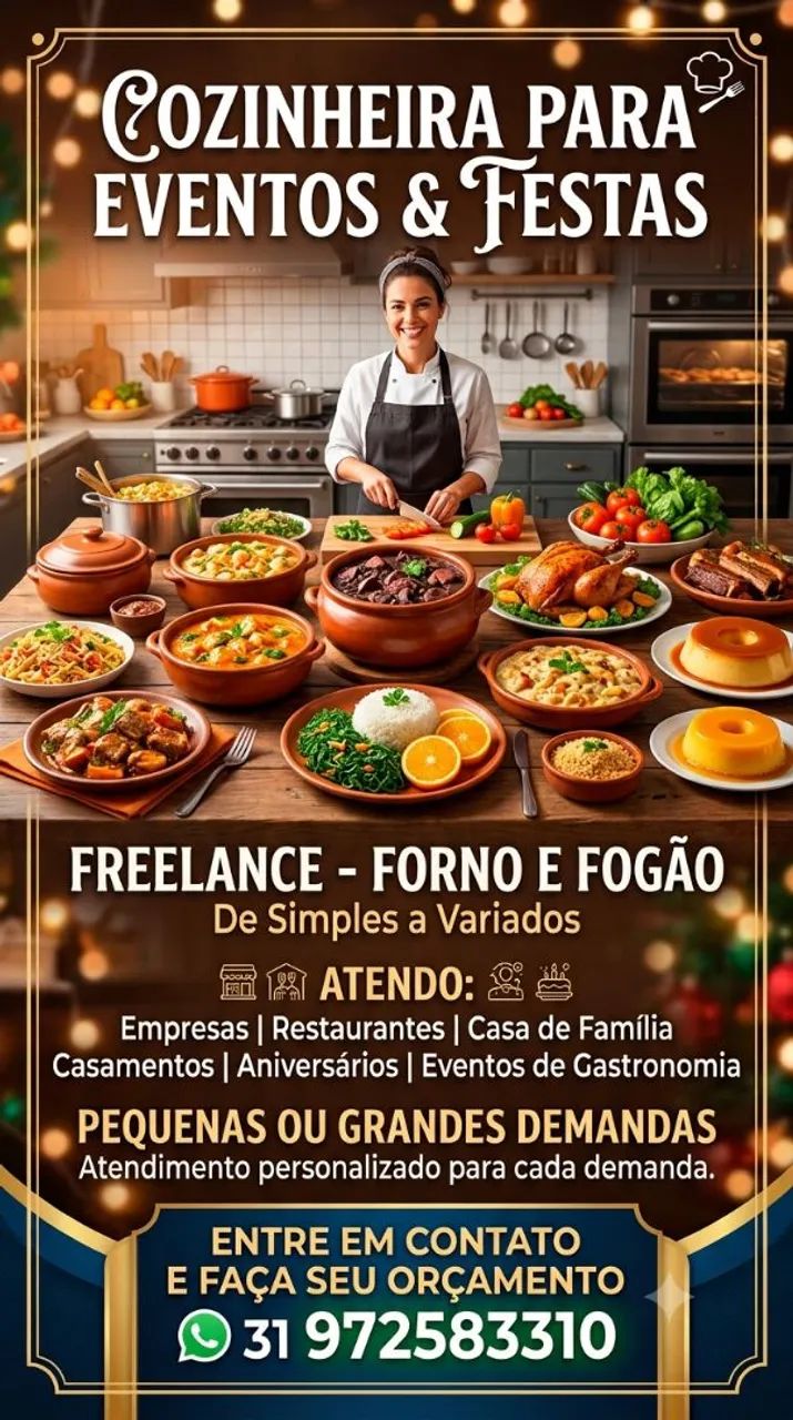 Cozinheira profissional 