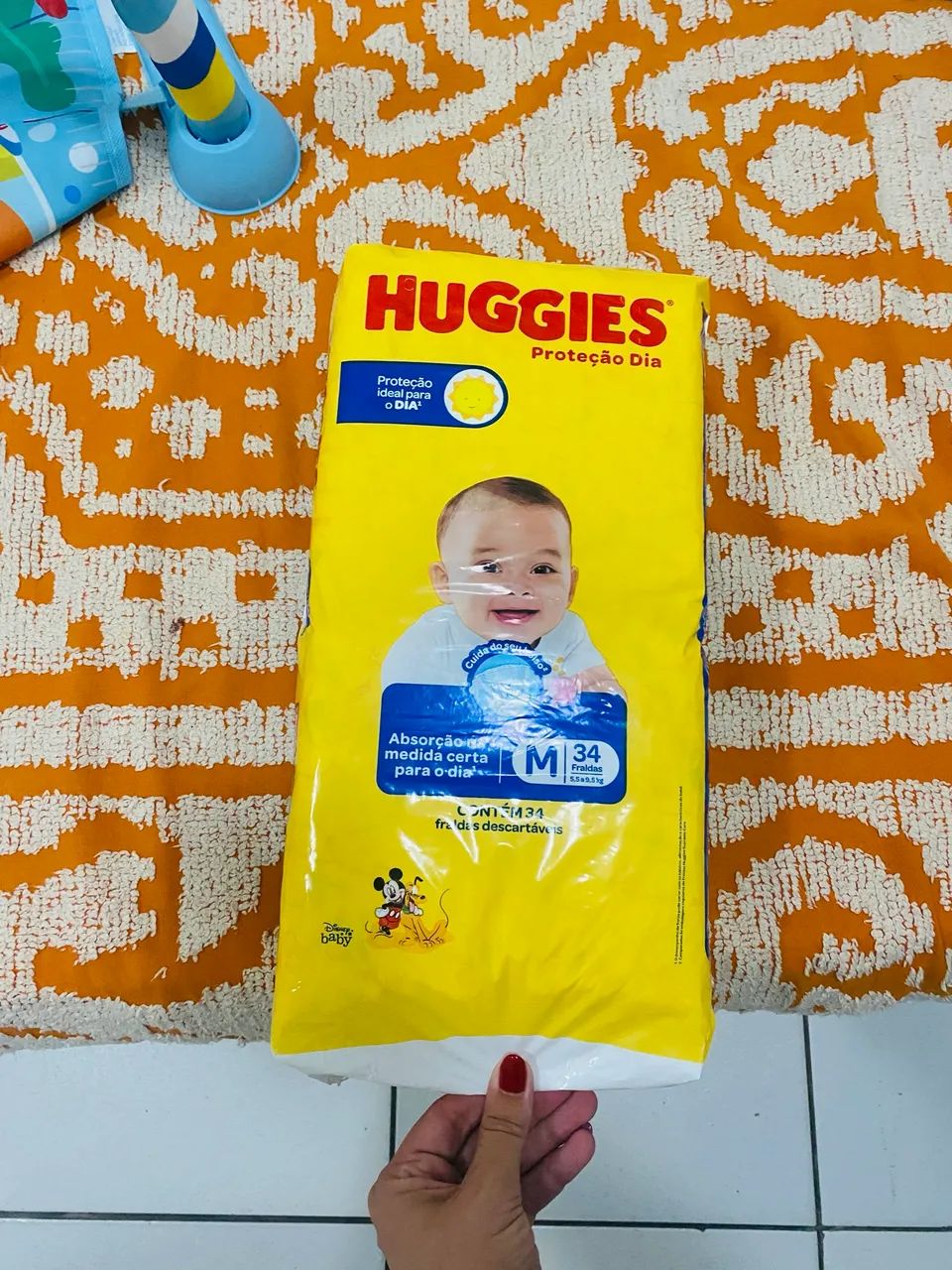 Fraldas Huggies proteção dia 