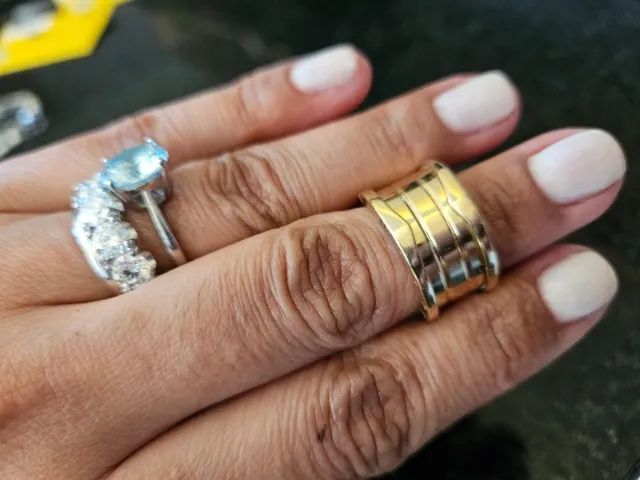Aliança em Ouro 18K Modelo BVLGARI - Tamanho 16