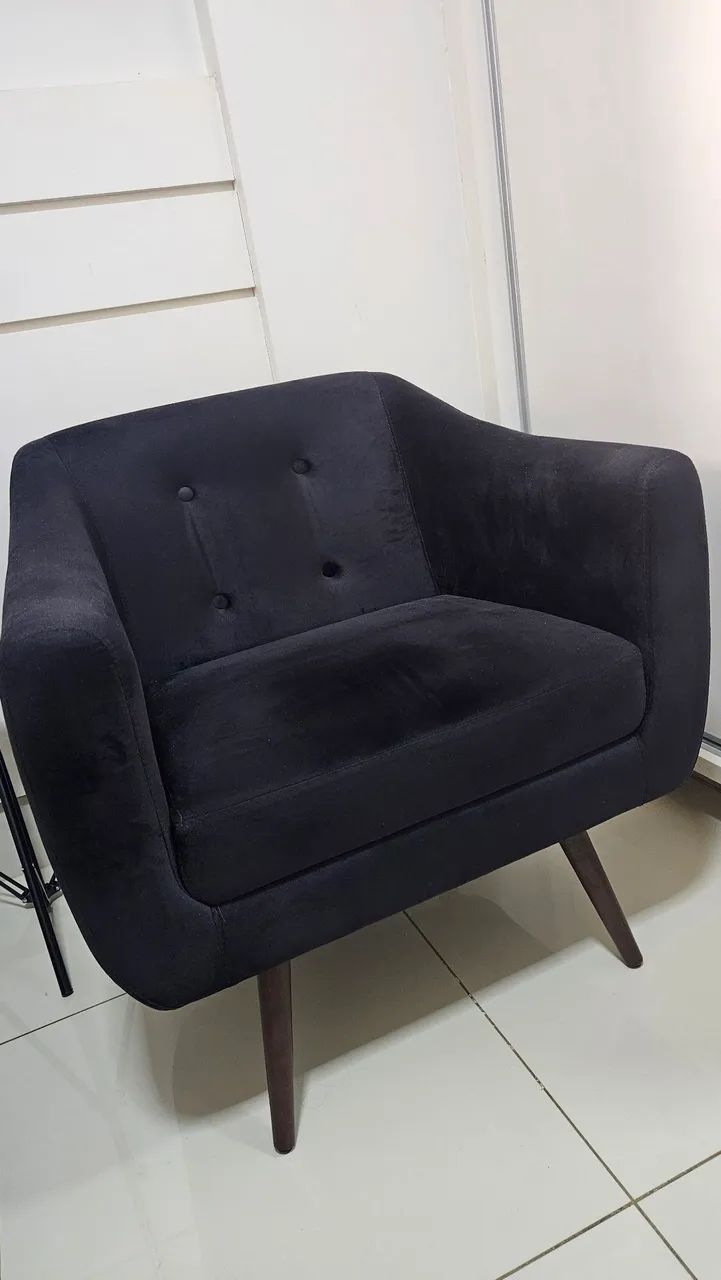 Poltrona Estilo Escandinavo Pé Palito<br>Poltrona Pé Palito - Foto 2