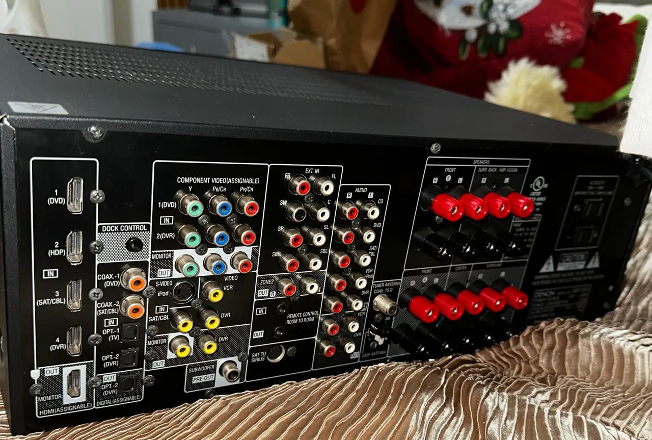 Receiver Denon com Bluetooth 