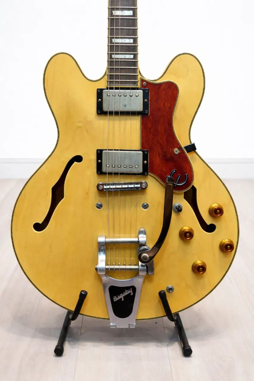 Epiphone Sheraton II Pro Natural c/ Bigsby + Seymour Duncan Seth