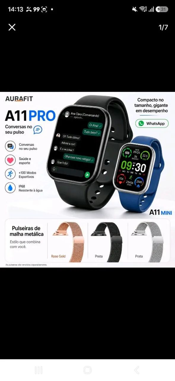 Smartwatch Aurafit Watch II pro - Foto 4