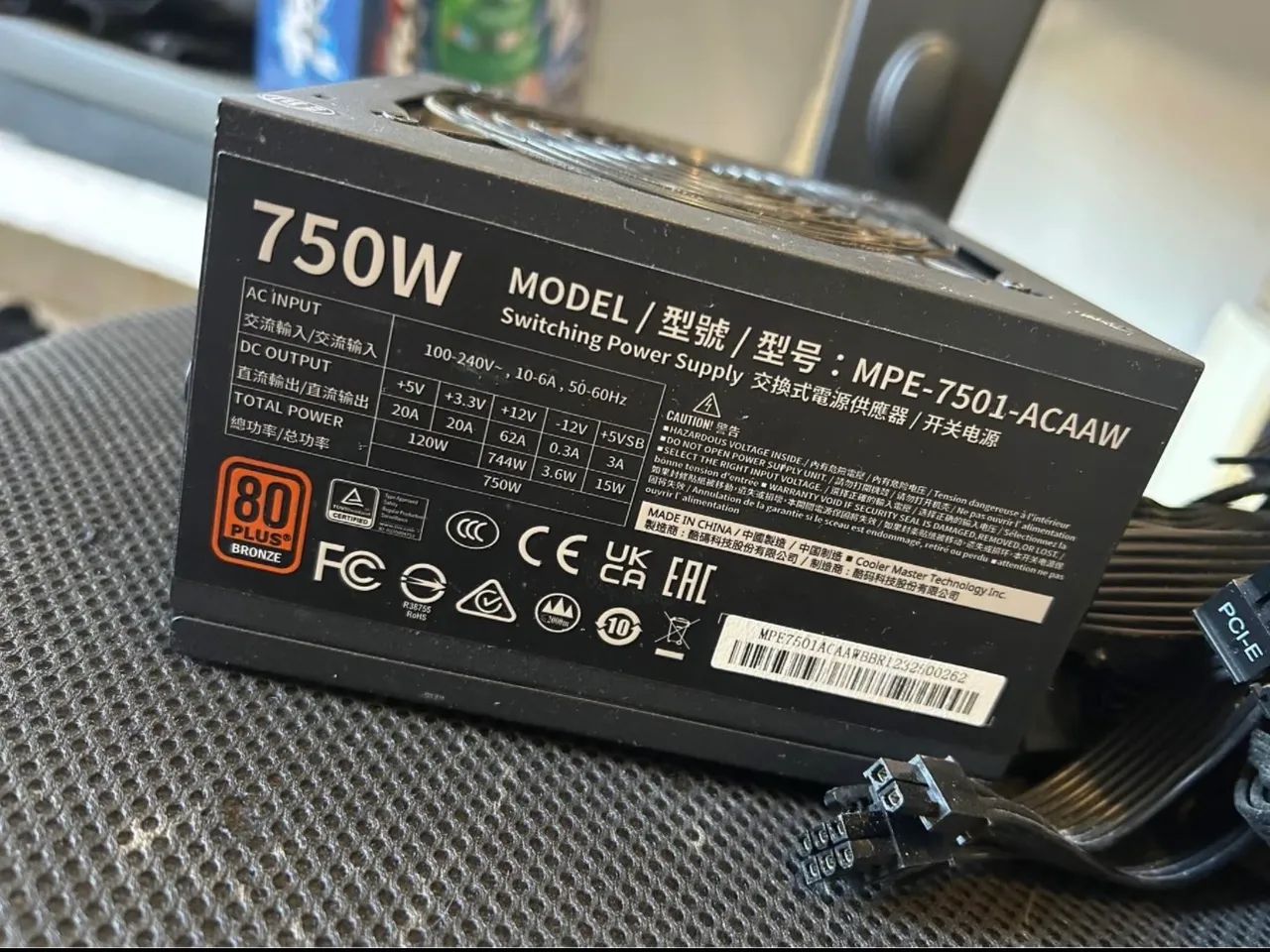 Fonte Cooler Master 750w 80 plus Bronze v2 - Foto 2