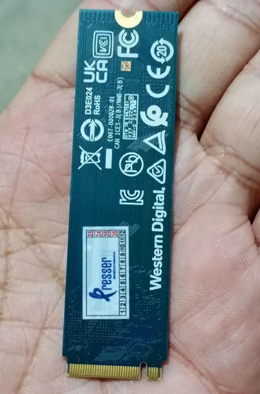 Ssd Western Digital Blue Sn570 M.2 2280 Nvme 3500mb/S- Wds500g3b0c 500Gb - Foto 6