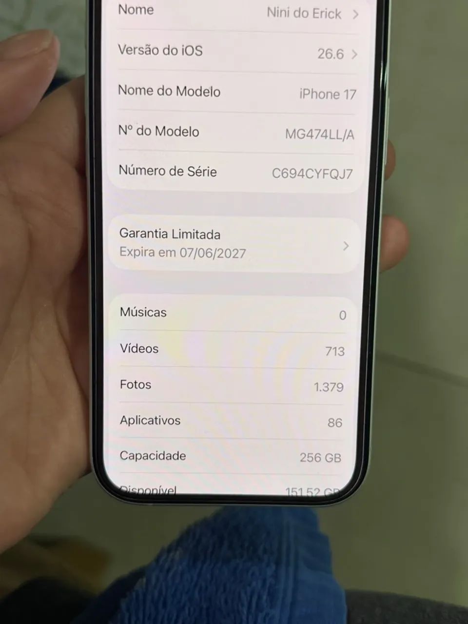 iPhone 17 branco - Foto 3