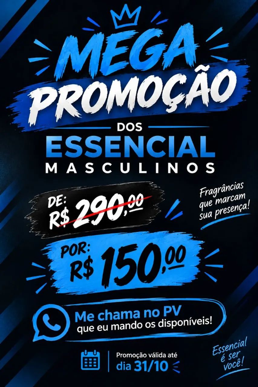 Perfumes essencial masculino 
