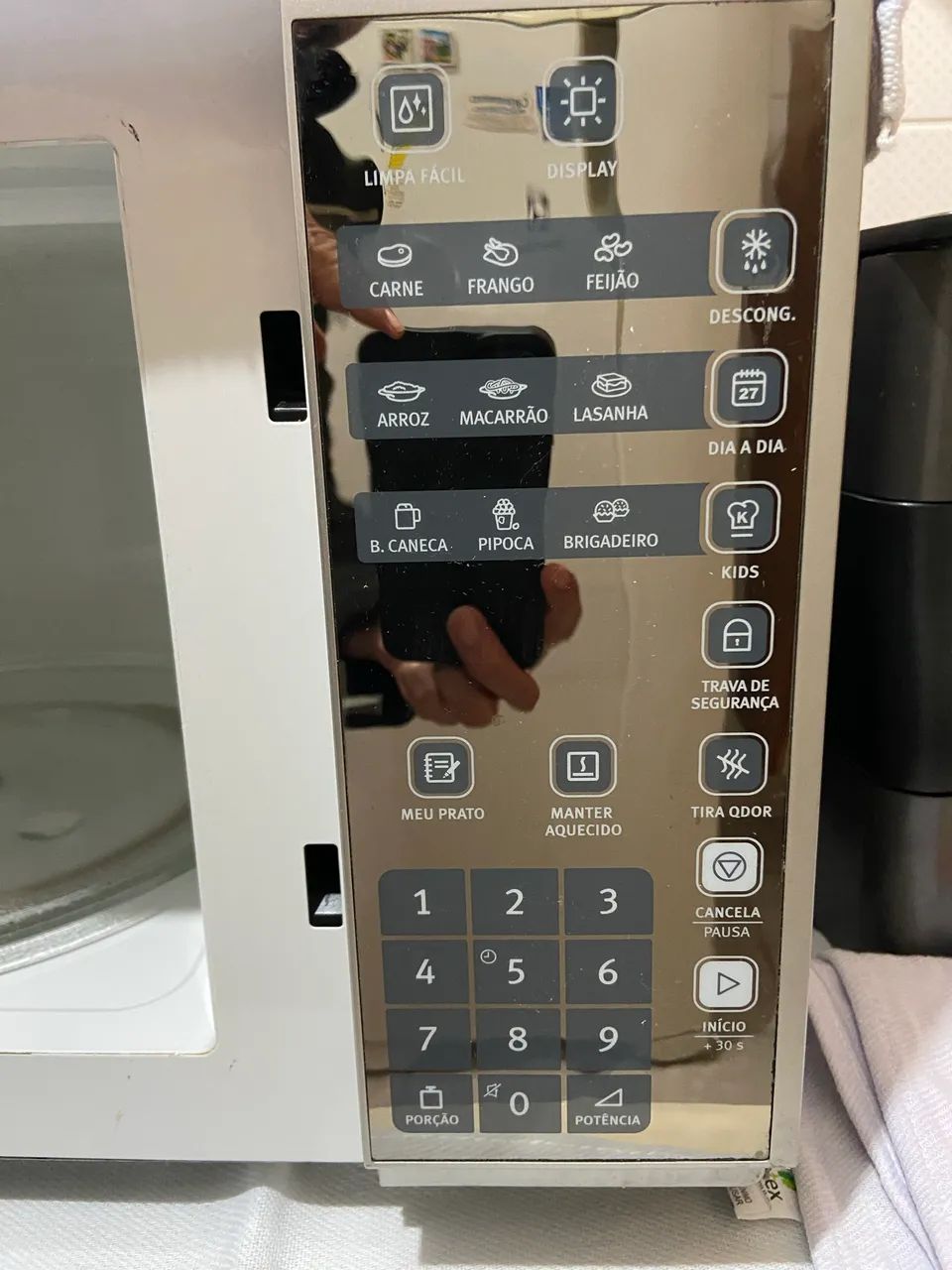 Microondas Eletrolux Cinza Inox - Foto 4
