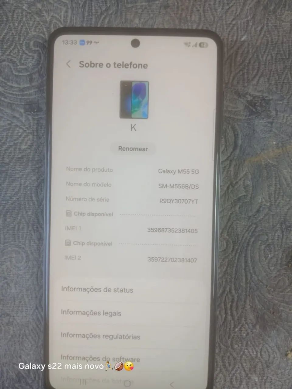 Samsung M55 256 - Foto 2